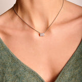 East West Radiant Pendant Necklace