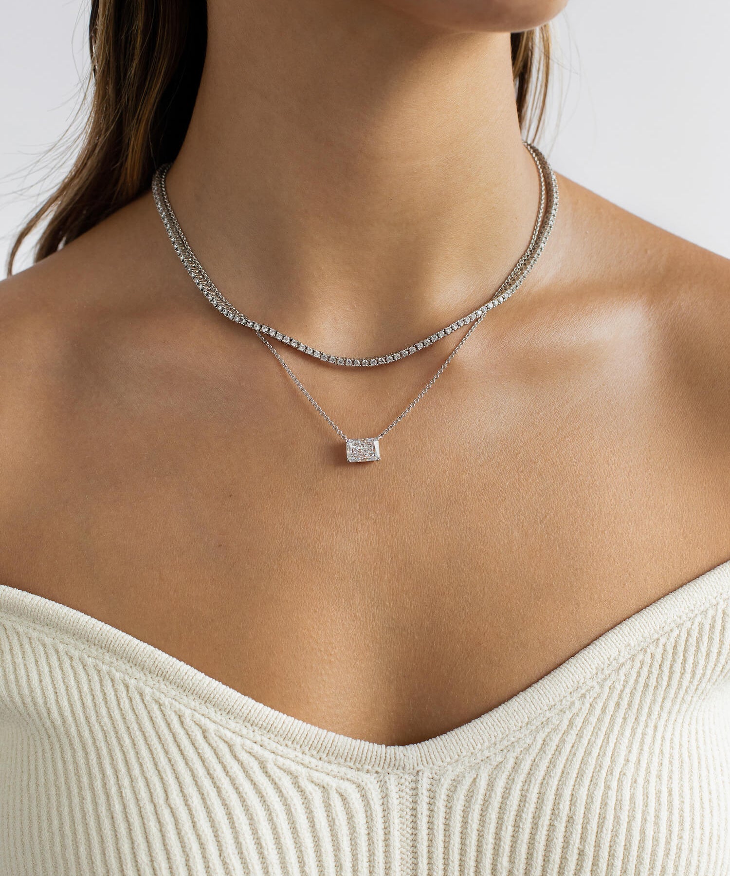 Petite Tennis Necklace (2mm)