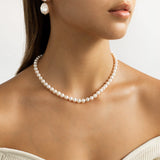 Round Pearl Necklace