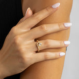 Pavé Perle Ring