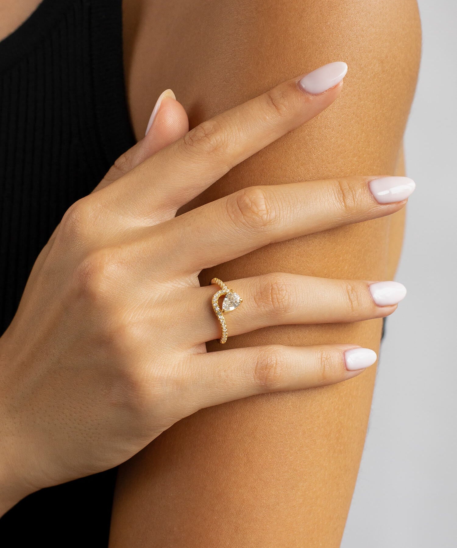 Pavé Perle Ring