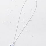 Pear-cut Pendant Necklace