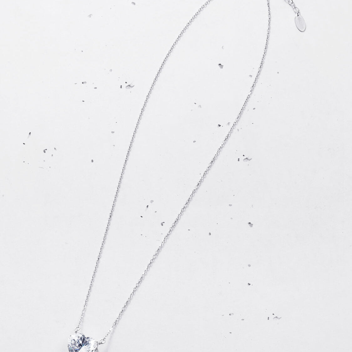 Heart-cut Pendant Necklace