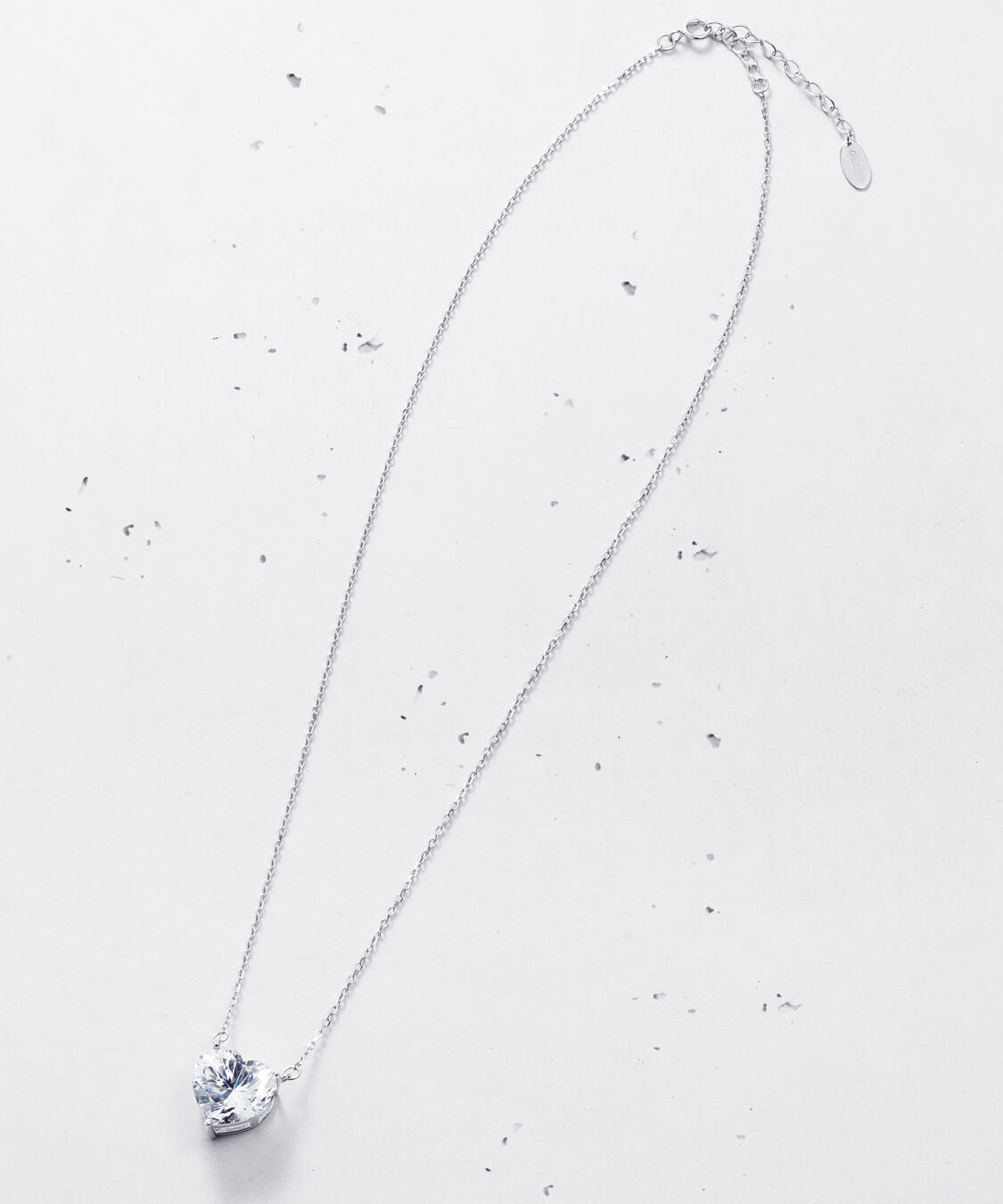 Heart-cut Pendant Necklace