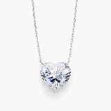 Heart-cut Pendant Necklace