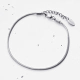 Pyramid Snake Chain Bracelet (2mm)