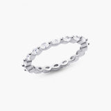 Petite Side Marquise Band