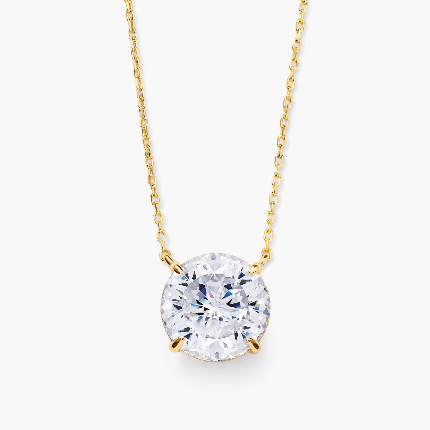 Brilliant Round Pendant Necklace