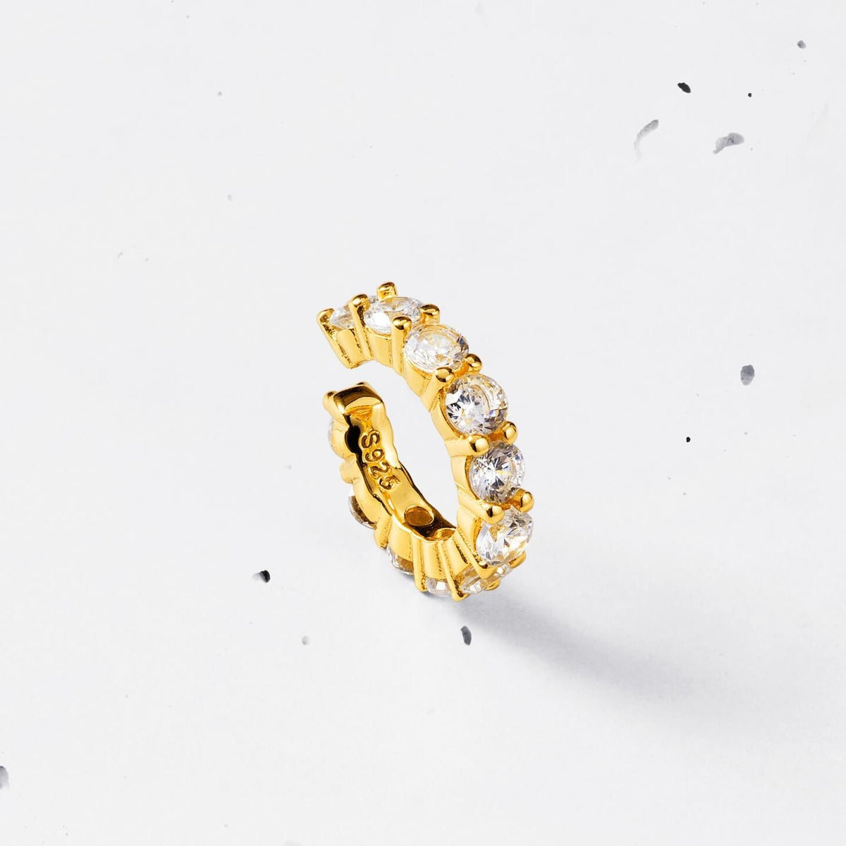 Brilliant Round Ear Cuff