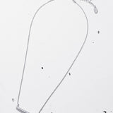 Diamante Bar Pendant Necklace