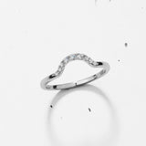 Pavé Horseshoe | Stacking Ring