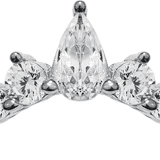 Pear wishbone | Stacking Ring