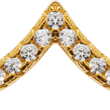 Pavé Wishbone V | Stacking Ring