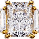 Crushed Ice Rectangle Trio | Centrepiece Ring