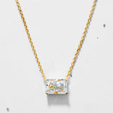 East West Radiant Pendant Necklace