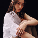Petite Side Marquise Band