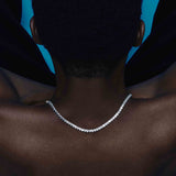 Mens Tennis Necklace (4mm)