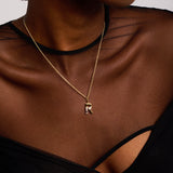 Initial Necklace | Gold