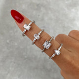 Florus Dainty Radiant-cut Ring