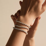 Heart Tennis Bracelet