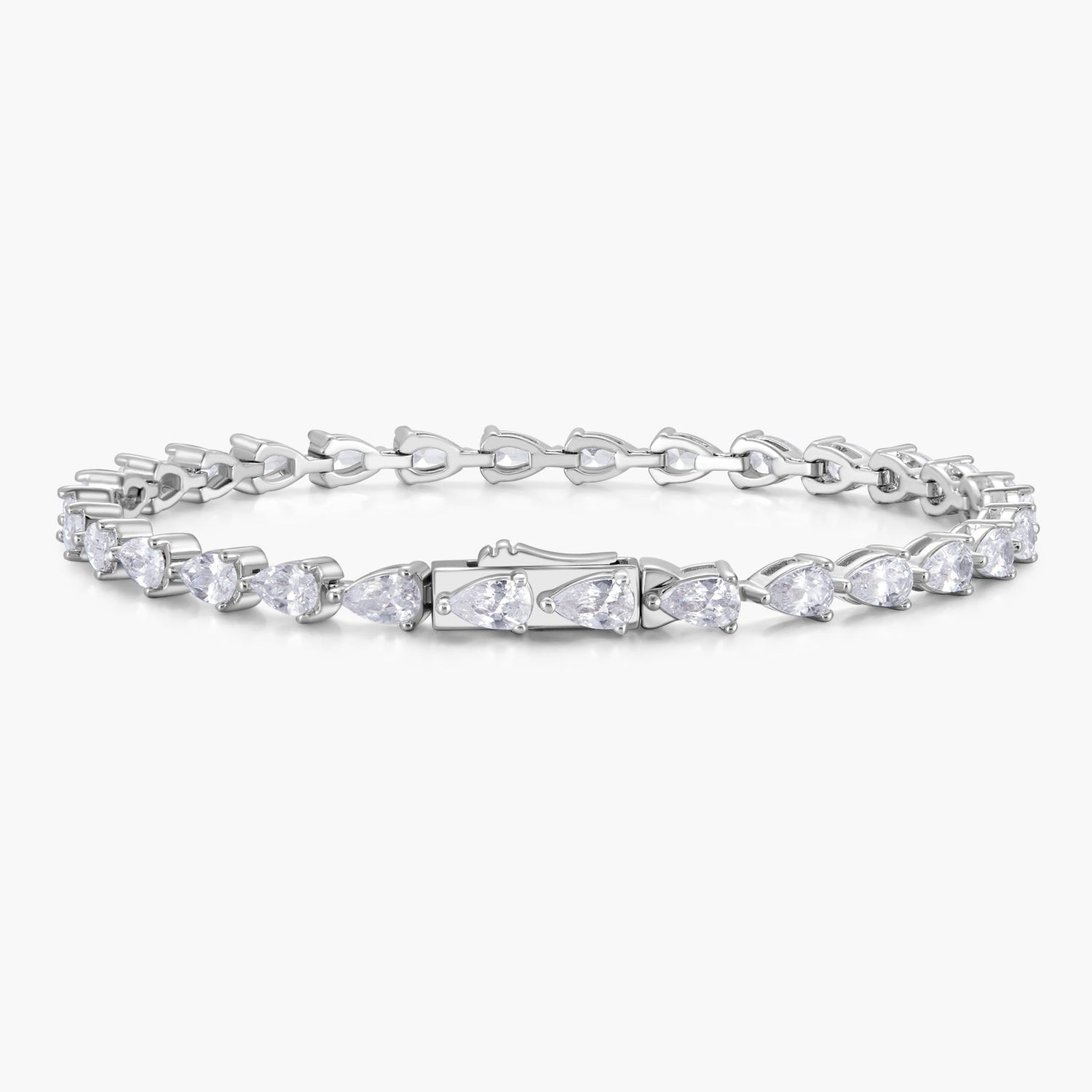 Pear Tennis Bracelet