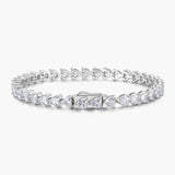 Heart Tennis Bracelet
