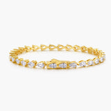 Pear Tennis Bracelet