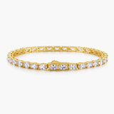 Oval Tennis Bracelet