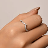 Pavé Flux Ring | Bottom Stacker