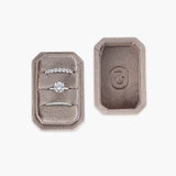 Velvet Trio Slot Ring Box