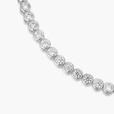 Bezel Round Tennis Bracelet