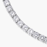 Mens Sterling Silver Tennis Bracelet (4.5mm)