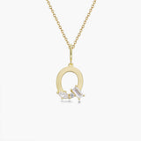 Initial Necklace | Gold