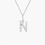 Initial Necklace | Platinum