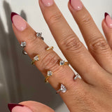 Dainty Heart Open Ring