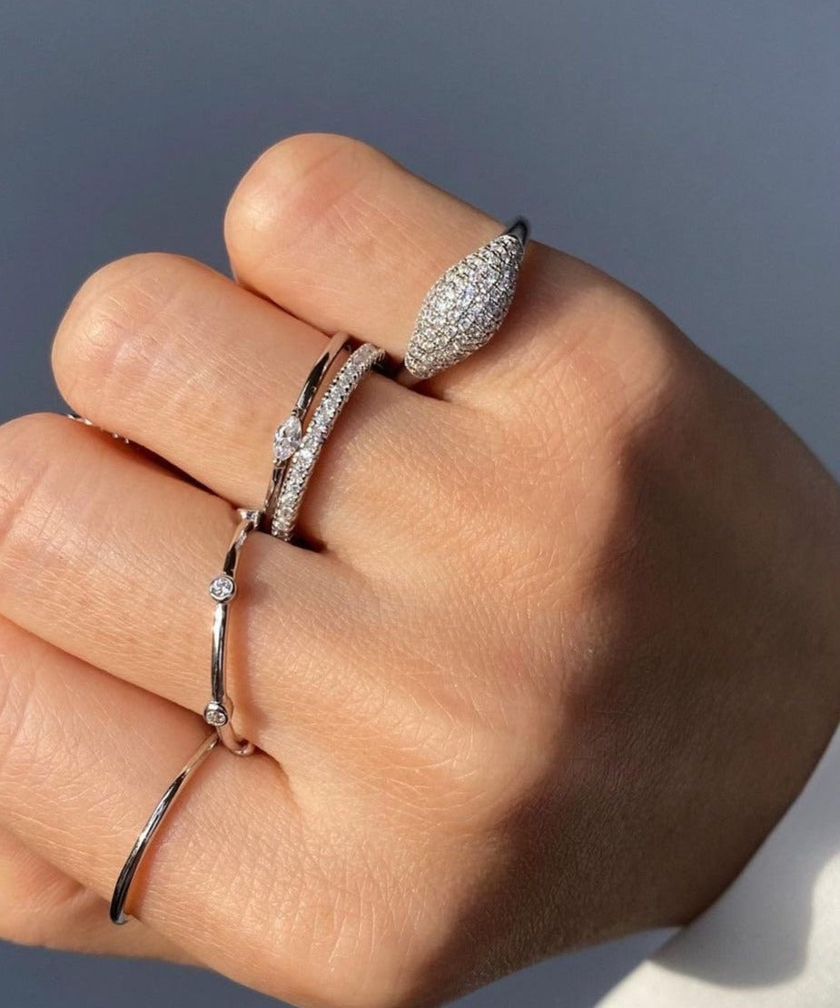 Pave Dome Ring