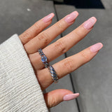 Brilliant Round Chain Ring