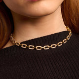Half Pavé Chain Link Choker
