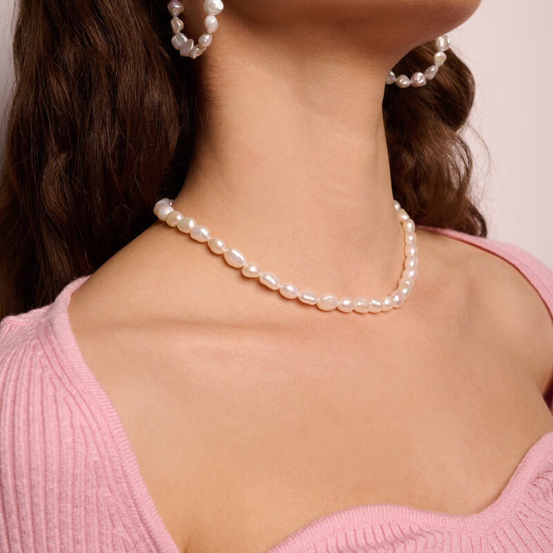 Nacre Pearl Choker