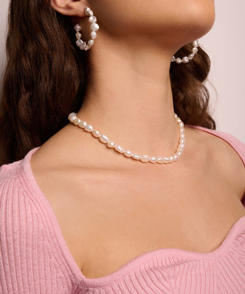 Nacre Pearl Choker