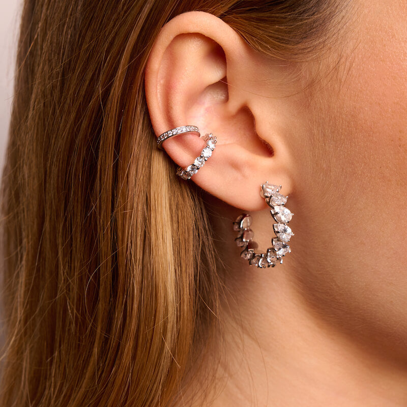 Brilliant Round Ear Cuff
