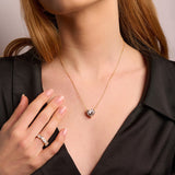 Heart-cut Pendant Necklace