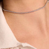 Linea Crystal Choker (2mm)