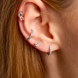 Dainty Round Stud Earrings