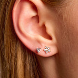 Dainty Heart Stud Earrings