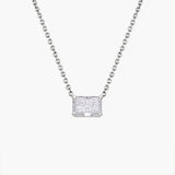 East West Radiant Pendant Necklace